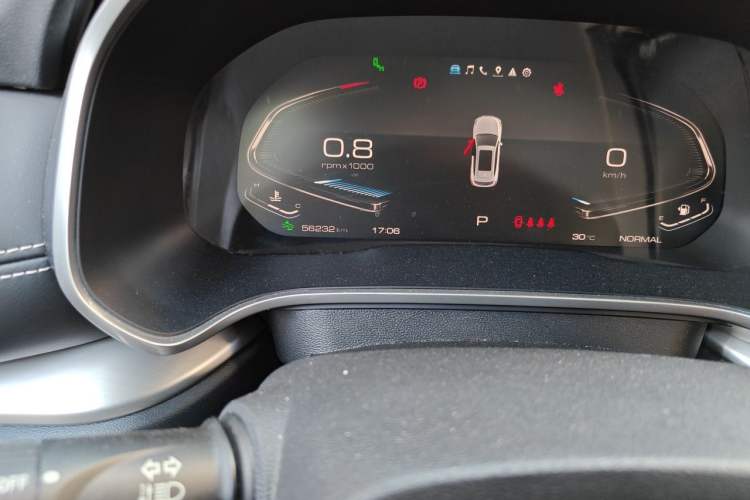 Used Wey VV6 2021 2.0T Two-Wheel Drive Smart Plus Odometer Close Up