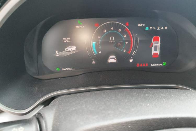 Used Wey VV6 2021 2.0T Two-Wheel Drive Smart Plus Odometer Close Up