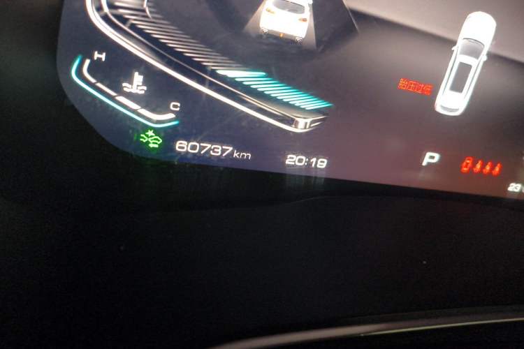 Used Wey VV6 2021 2.0T Two-Wheel Drive Smart Plus Odometer Close Up