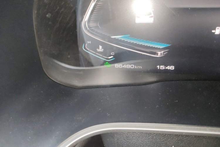 Used Wey VV6 2021 2.0T Two-Wheel Drive Smart Protection+ Odometer Close Up