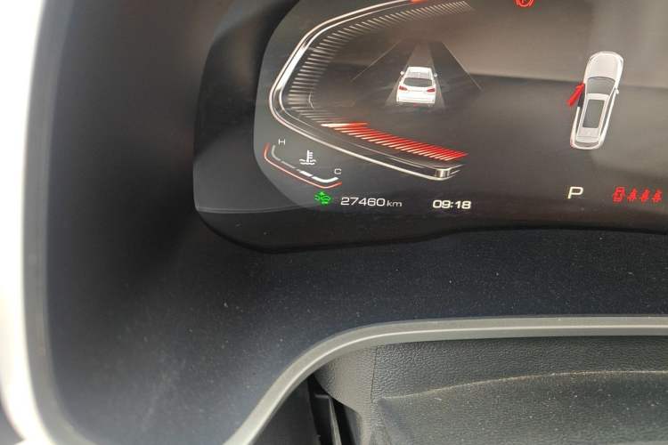 Used Wey VV6 2021 2.0T Two-Wheel Drive Smart Plus Odometer Close Up