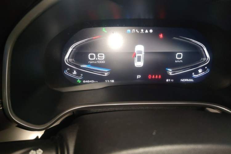Used Wey VV6 2021 2.0T Two-Wheel Drive Smart Protection+ Odometer Close Up