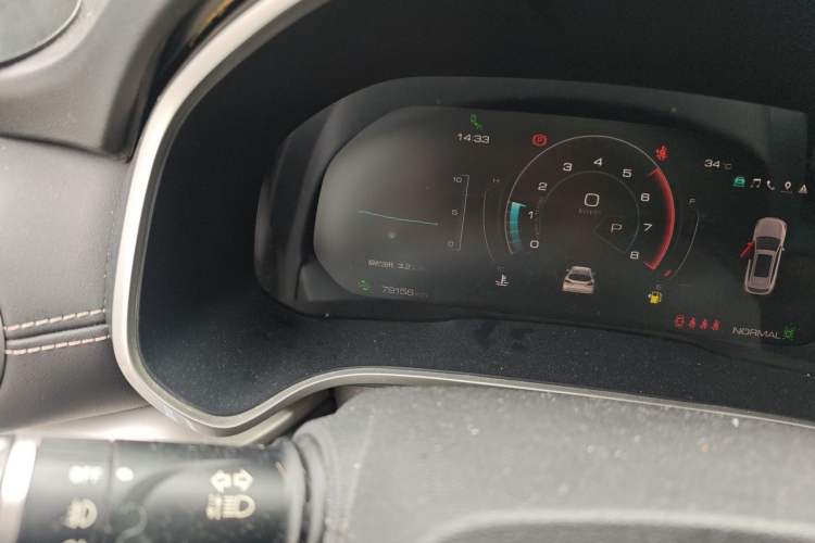 Used Wey VV6 2021 2.0T Two-Wheel Drive Smart Protection+ Odometer Close Up