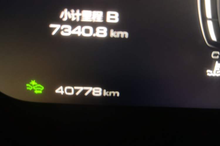 Used Wey VV6 2021 2.0T Two-Wheel Drive Smart Plus Odometer Close Up
