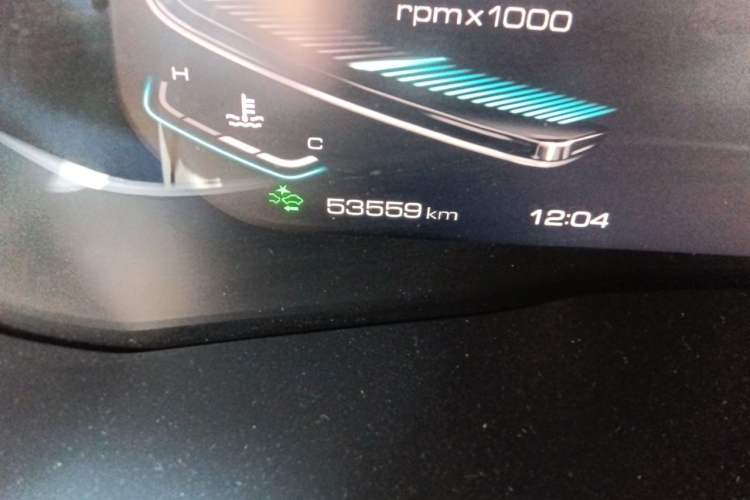 Used Wey VV6 2021 2.0T Two-Wheel Drive Smart Plus Odometer Close Up