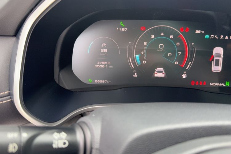 Used Wey VV6 2021 2.0T Two-Wheel Drive Smart Plus Odometer Close Up