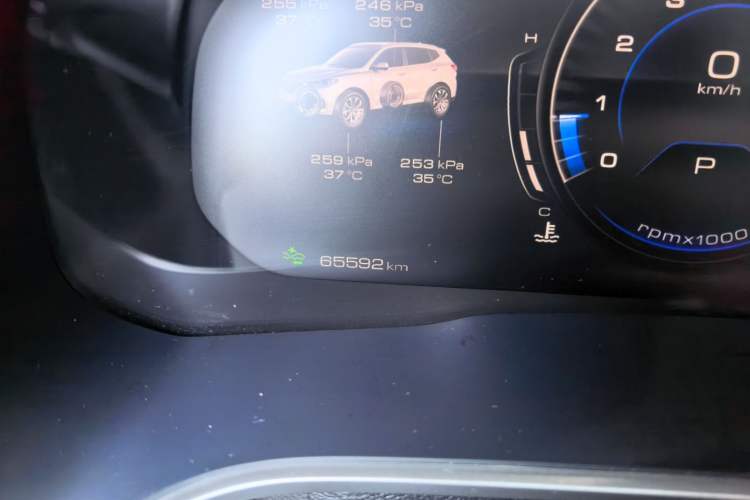 Used Wey VV6 2021 2.0T All-Wheel Drive Zhiyu+ Odometer Close Up