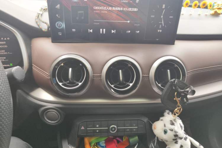 Used Wey VV6 2021 2.0T Two-Wheel Drive Smart Plus Audio And AC Panel