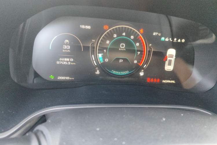 Used Wey VV6 2021 2.0T Two-Wheel Drive Smart Protection+ Odometer Close Up