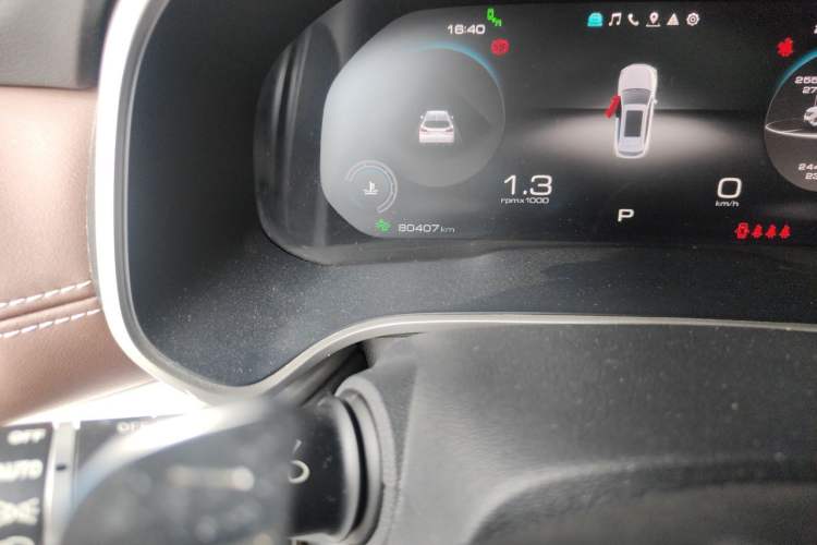 Used Wey VV6 2021 2.0T Two-Wheel Drive Smart Plus Odometer Close Up