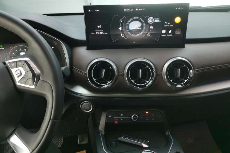 Used Wey VV6 2021 2.0T Two-Wheel Drive Smart Plus Audio And AC Panel