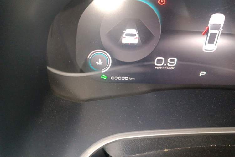 Used Wey VV6 2021 2.0T Two-Wheel Drive Smart Plus Odometer Close Up