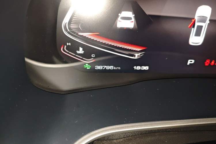 Used Wey VV6 2021 2.0T Two-Wheel Drive Smart Plus Odometer Close Up