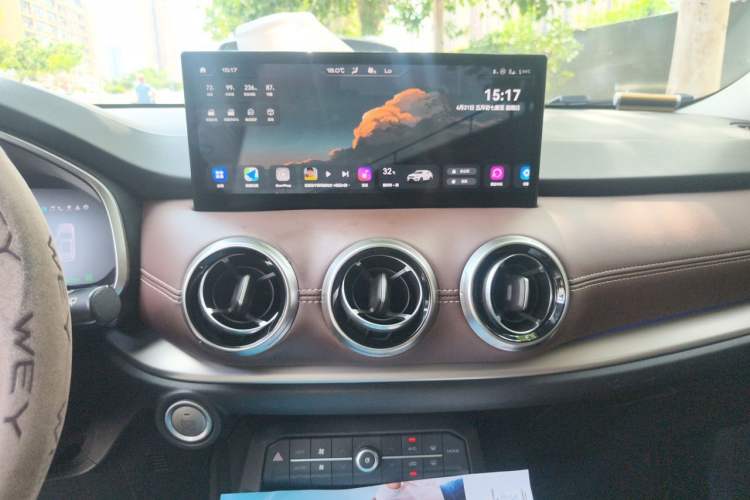 Used Wey VV6 2021 2.0T Two-Wheel Drive Smart Plus Audio And AC Panel