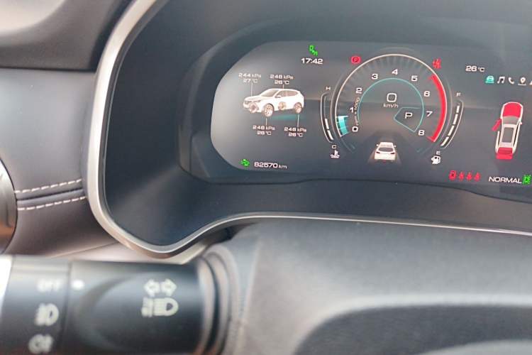 Used Wey VV6 2021 2.0T Two-Wheel Drive Smart Plus Odometer Close Up