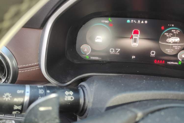 Used Wey VV6 2021 2.0T Two-Wheel Drive Smart Plus Odometer Close Up