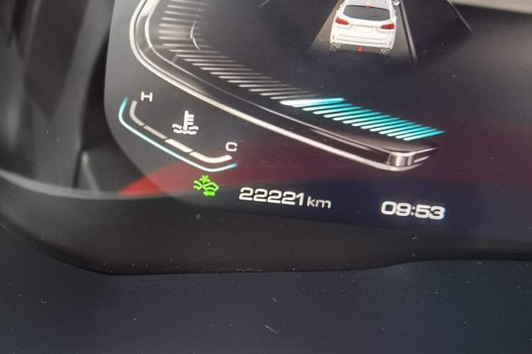 Used Wey VV6 2021 2.0T Two-Wheel Drive Smart Plus Odometer Close Up