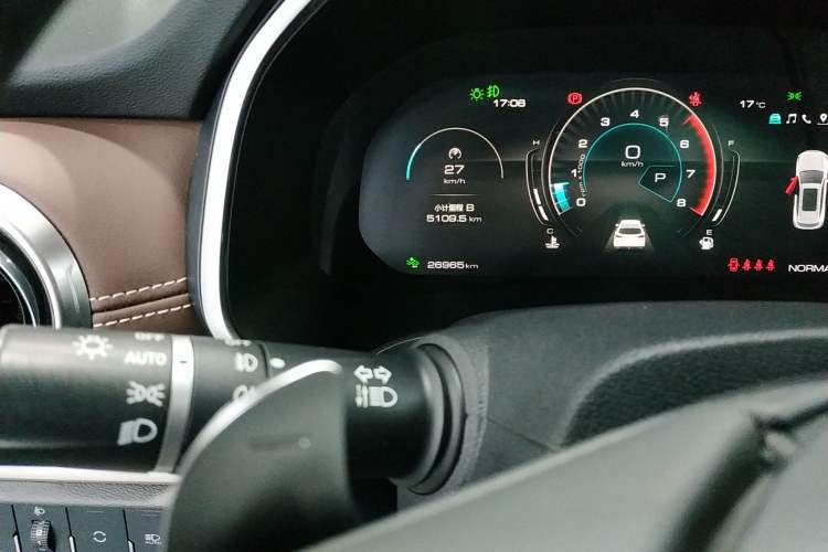 Used Wey VV6 2021 2.0T Two-Wheel Drive Smart Plus Odometer Close Up