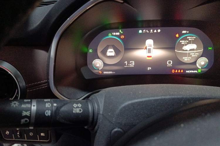 Used Wey VV6 2021 2.0T Two-Wheel Drive Smart Plus Odometer Close Up