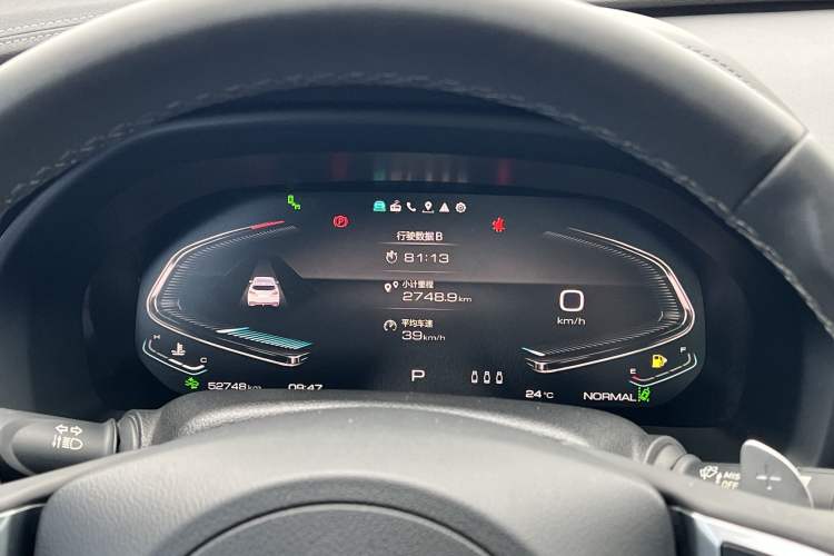 Used Wey VV7 2020 2.0T Flagship Edition Odometer Close Up