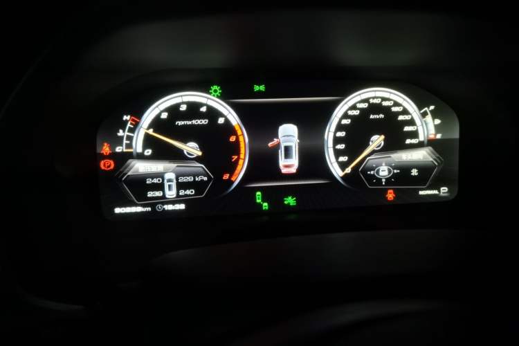 Used Wey VV7 2017 2.0T Flagship Model Instrument Cluster