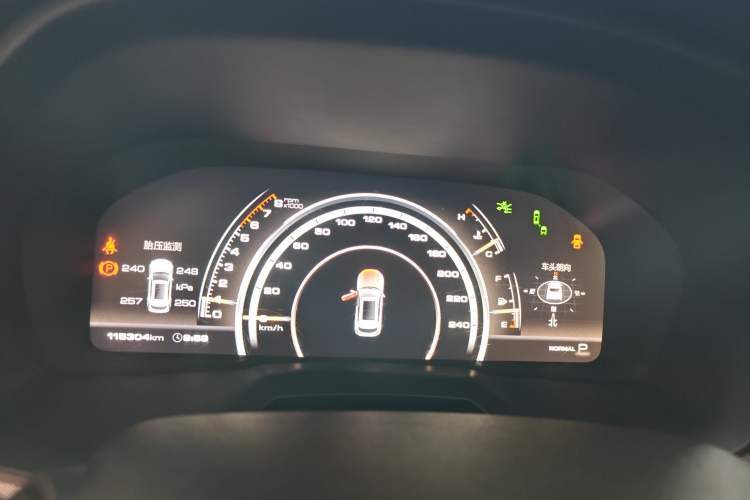 Used Wey VV7 2017 2.0T Flagship Model Instrument Cluster