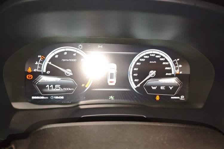 Used Wey VV7 2017 2.0T Ultra-Luxury Version Instrument Cluster