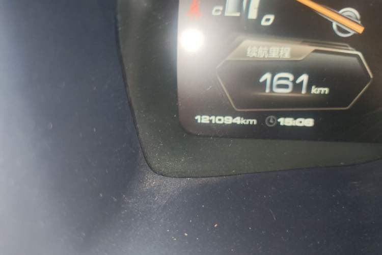 Used Wey VV7 2017 2.0T Flagship Model Odometer Close Up