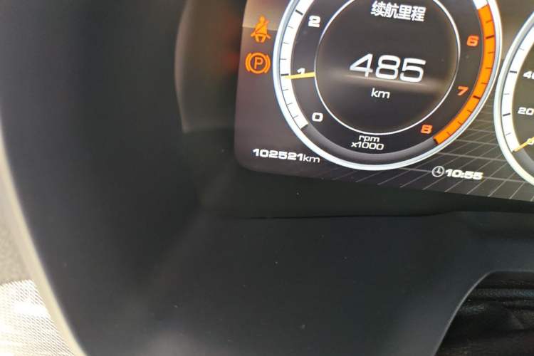 Used Wey VV7 2017 2.0T Ultra-Luxury Version Odometer Close Up