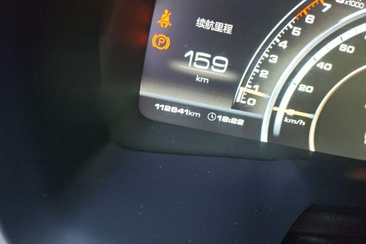 Used Wey VV7 2017 2.0T Ultra-Luxury Version Odometer Close Up