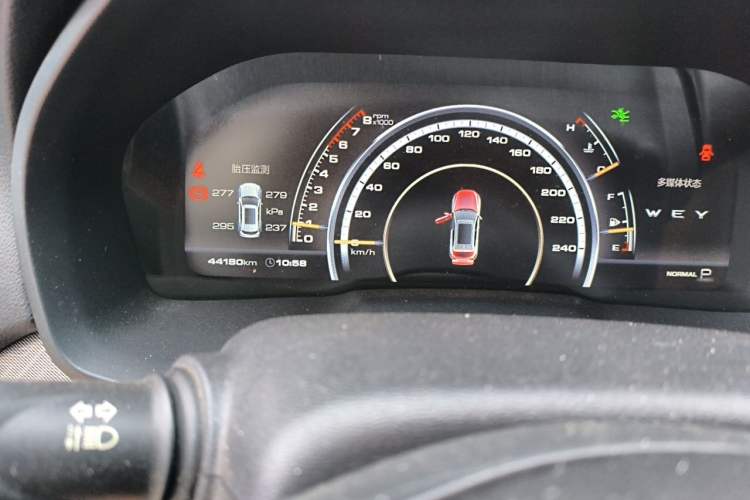 Used Wey VV7 2017 2.0T Ultra-Luxury Version Odometer Close Up