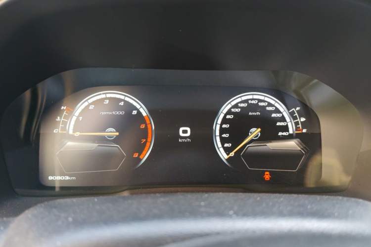 Used Wey VV7 2017 2.0T Ultra-Luxury Version Instrument Cluster