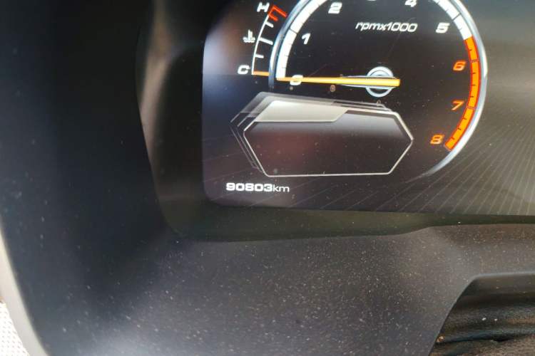 Used Wey VV7 2017 2.0T Ultra-Luxury Version Odometer Close Up