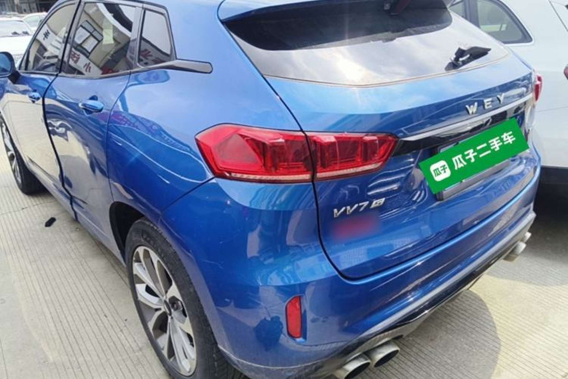 Used Wey VV7 2017 2.0T Ultra-Luxury Version Rear Left 45 Deg
