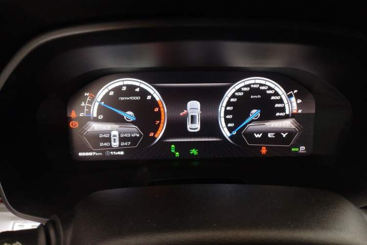 Used Wey VV7 2017 2.0T Flagship Model Instrument Cluster