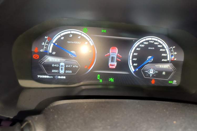 Used Wey VV7 2017 2.0T Flagship Model Instrument Cluster