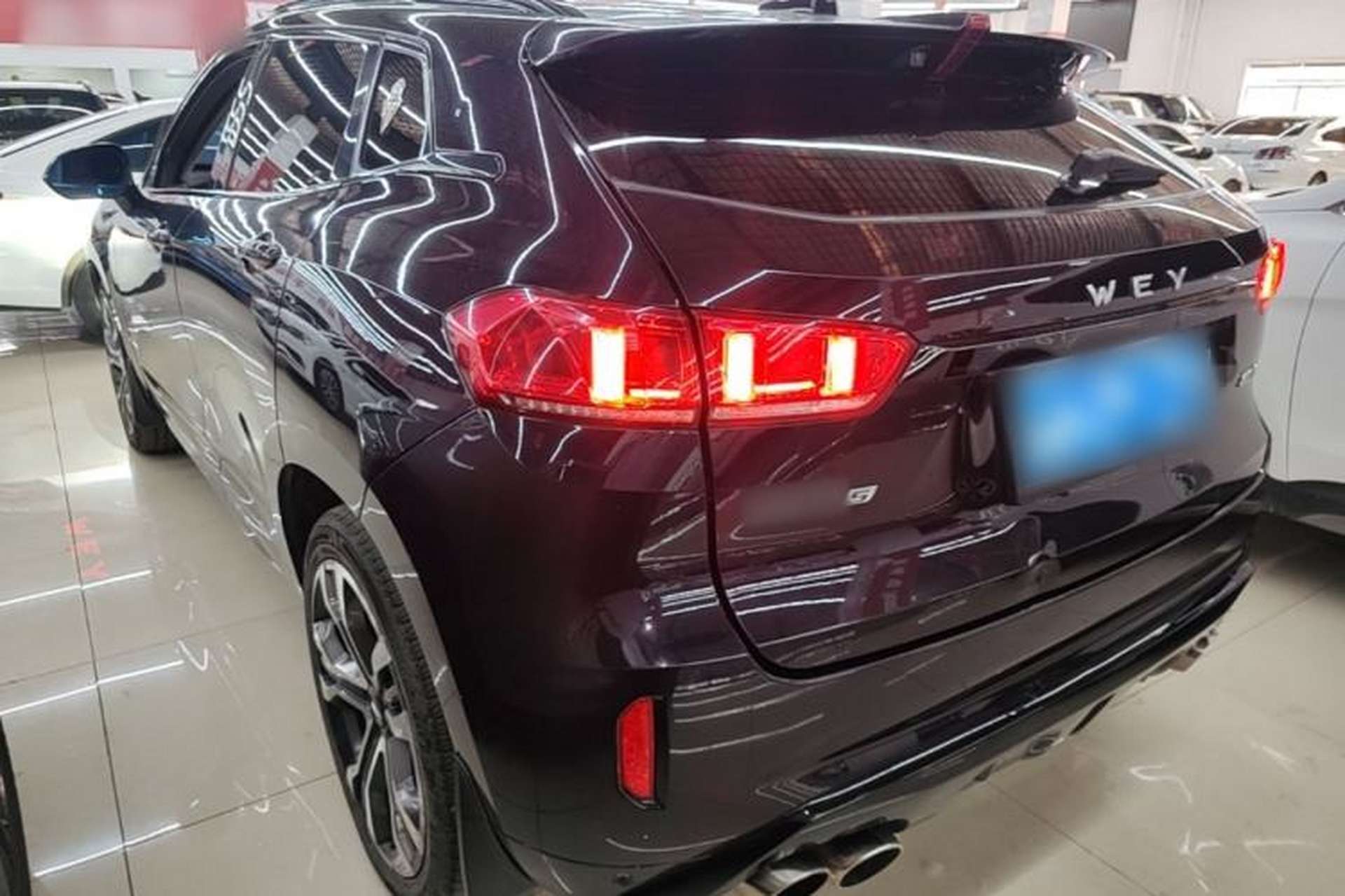 Used Wey VV7 2017 2.0T Flagship Model Rear Left 45 Deg