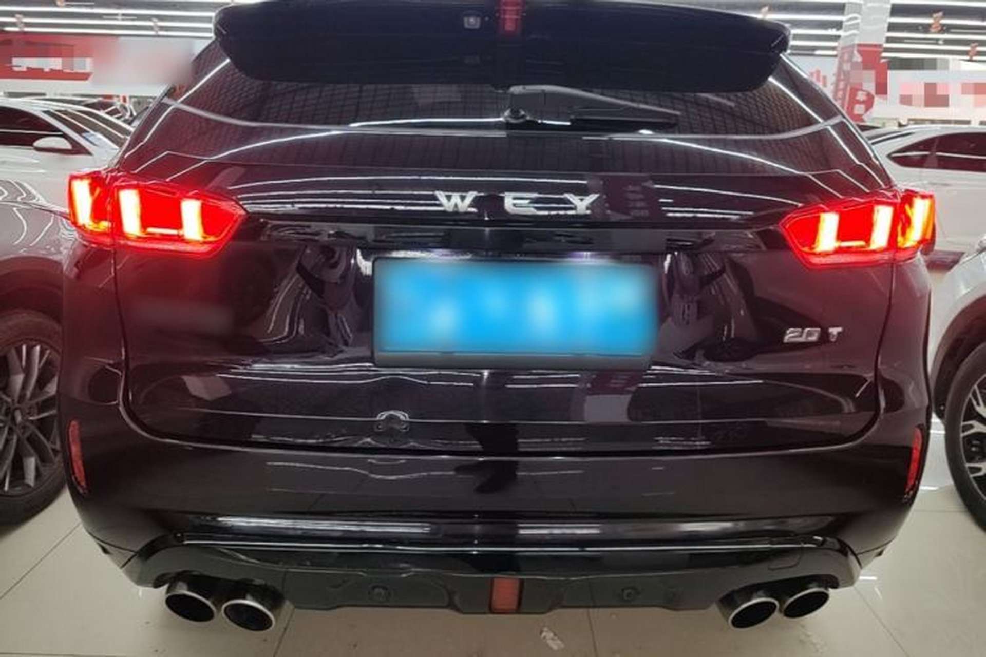 Used Wey VV7 2017 2.0T Flagship Model Rear
