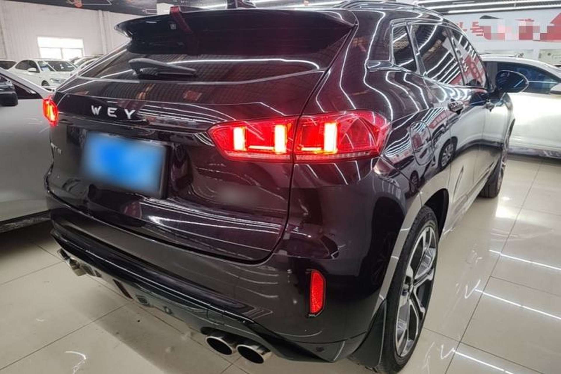 Used Wey VV7 2017 2.0T Flagship Model Rear Right 45 Deg