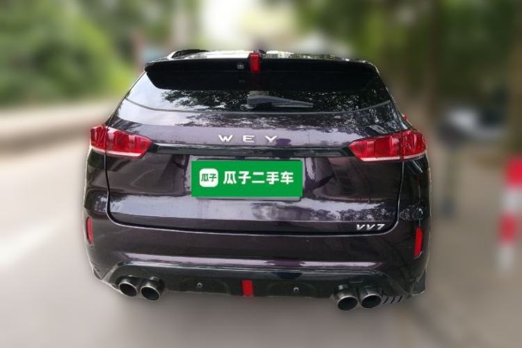 Used Wey VV7 2017 2.0T Flagship Model Rear