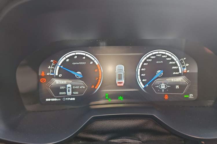 Used Wey VV7 2017 2.0T Flagship Model Instrument Cluster
