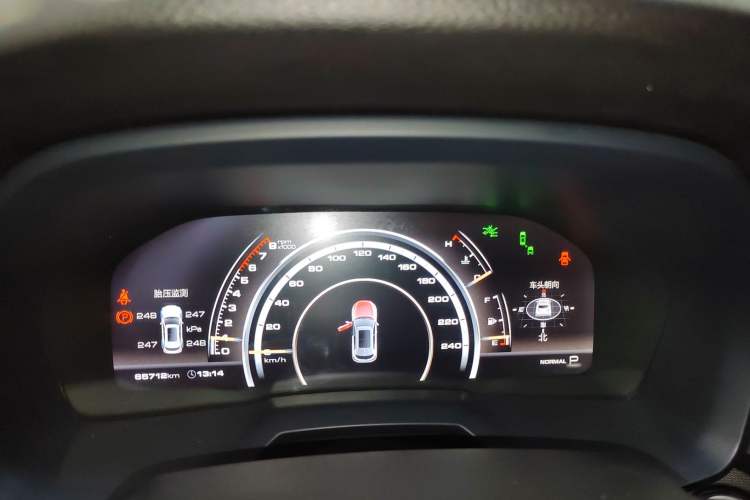 Used Wey VV7 2017 2.0T Flagship Model Instrument Cluster