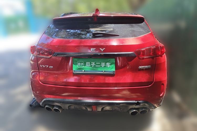 Used Wey VV7 2017 2.0T Flagship Model Rear