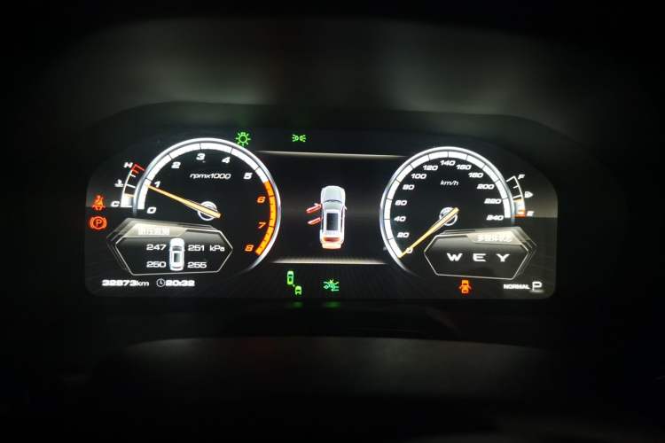 Used Wey VV7 2017 2.0T Flagship Model Instrument Cluster