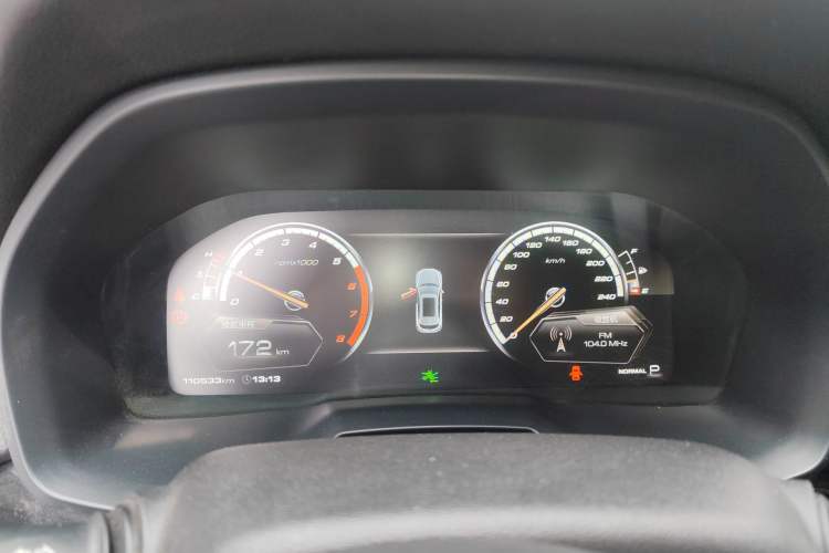 Used Wey VV7 2017 2.0T Flagship Model Instrument Cluster