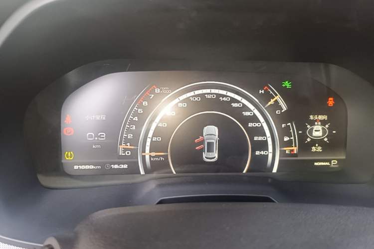 Used Wey VV7 2017 2.0T Ultra-Luxury Version Instrument Cluster