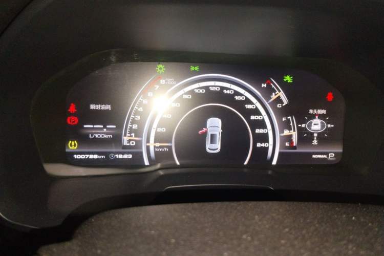Used Wey VV7 2017 2.0T Flagship Model Instrument Cluster