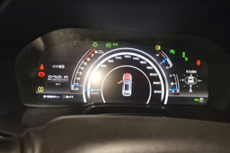 Used Wey VV7 2017 2.0T Flagship Model Instrument Cluster
