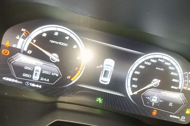 Used Wey VV7 2017 2.0T Ultra-Luxury Version Instrument Cluster
