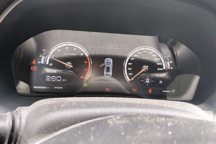 Used Wey VV7 2017 2.0T Flagship Model Instrument Cluster